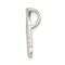 Sterling Silver Daughter Charm Pendant Family Jewelry 17mm x 25mm